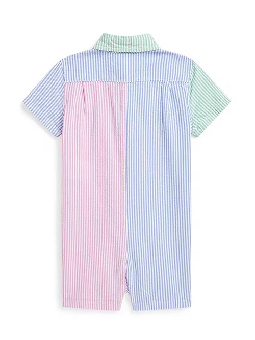 Tutina a righe Ralph Lauren Bimbo | 320966233001